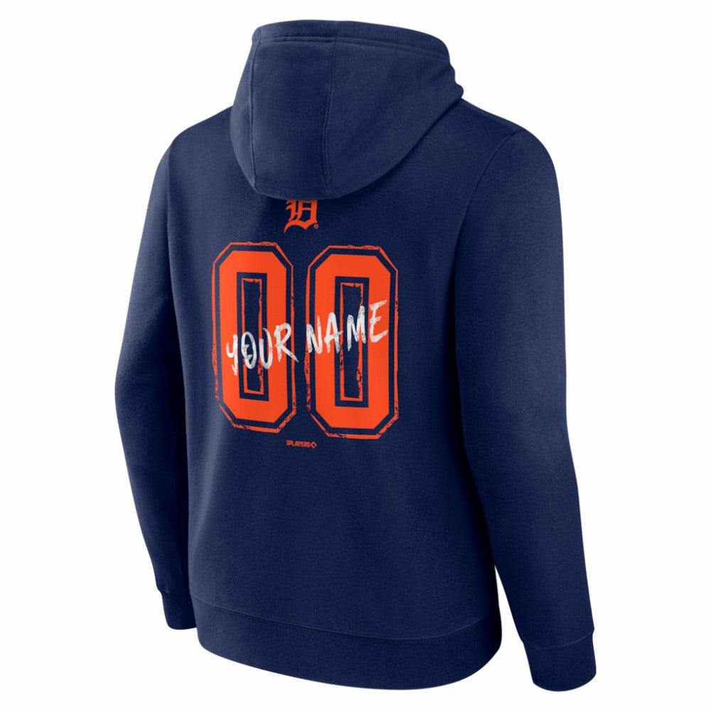 Detroit Tigers  Hustle Personalized Name & Number Hoodie - MLB Hoodies