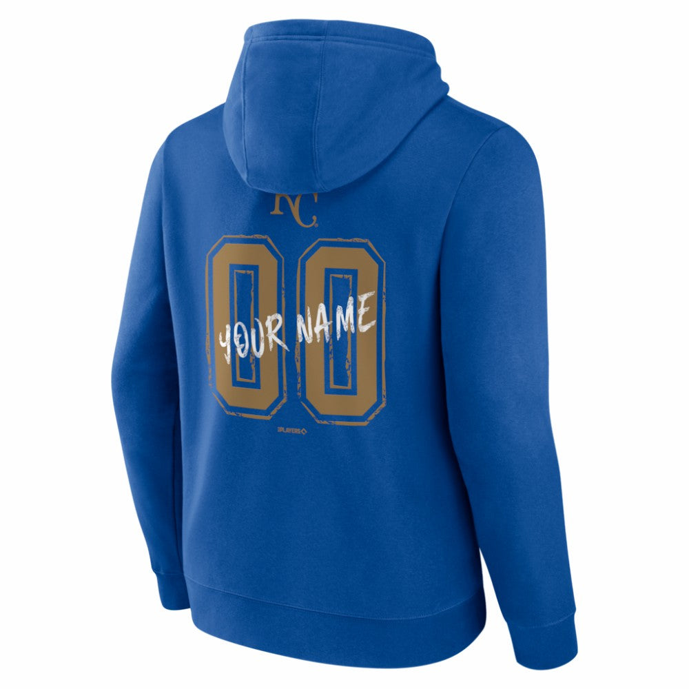 Kansas City Royals  Hustle Personalized Name & Number Hoodie - MLB Hoodies