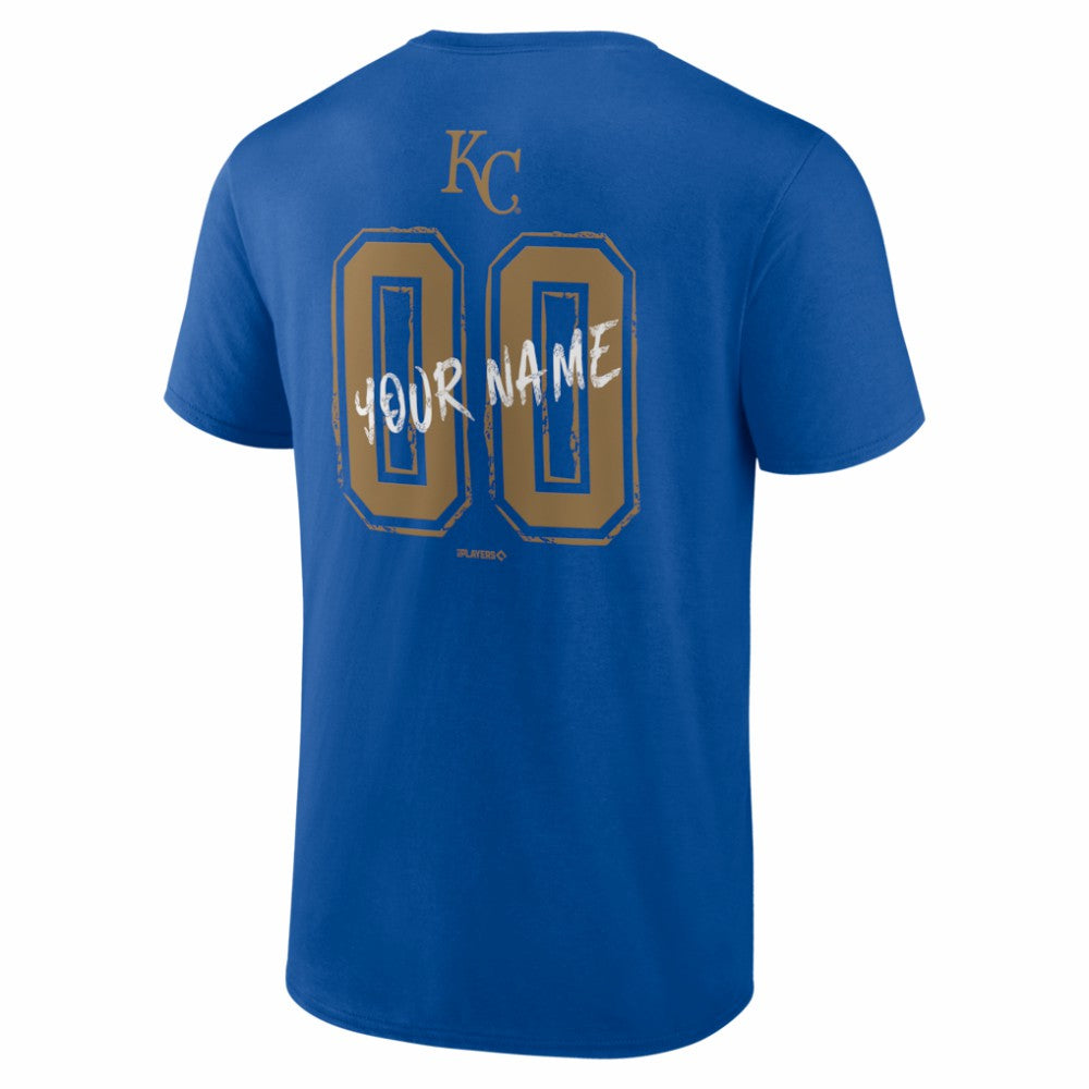 Kansas City Royals  Hustle Personalized Name & Number T-Shirt - MLB T-shirts