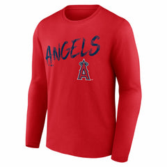 Los Angeles Angels  Hustle Personalized Name & Number Long Sleeve T-Shirt - MLB T-shirts