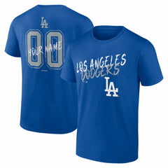 Los Angeles Dodgers  Hustle Personalized Name & Number T-Shirt - MLB T-shirts