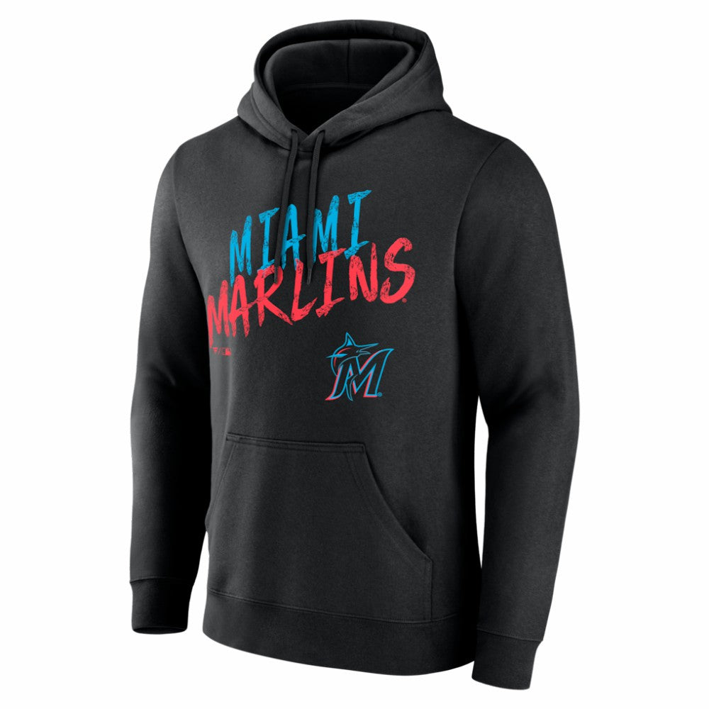 Miami Marlins  Hustle Personalized Name & Number Hoodie - MLB Hoodies