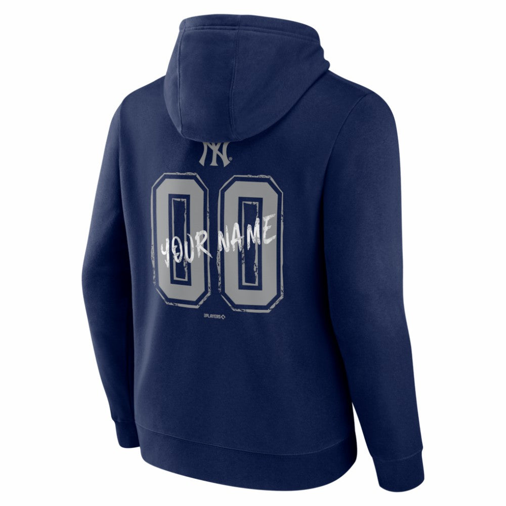 New York Yankees  Hustle Personalized Name & Number Hoodie - MLB Hoodies