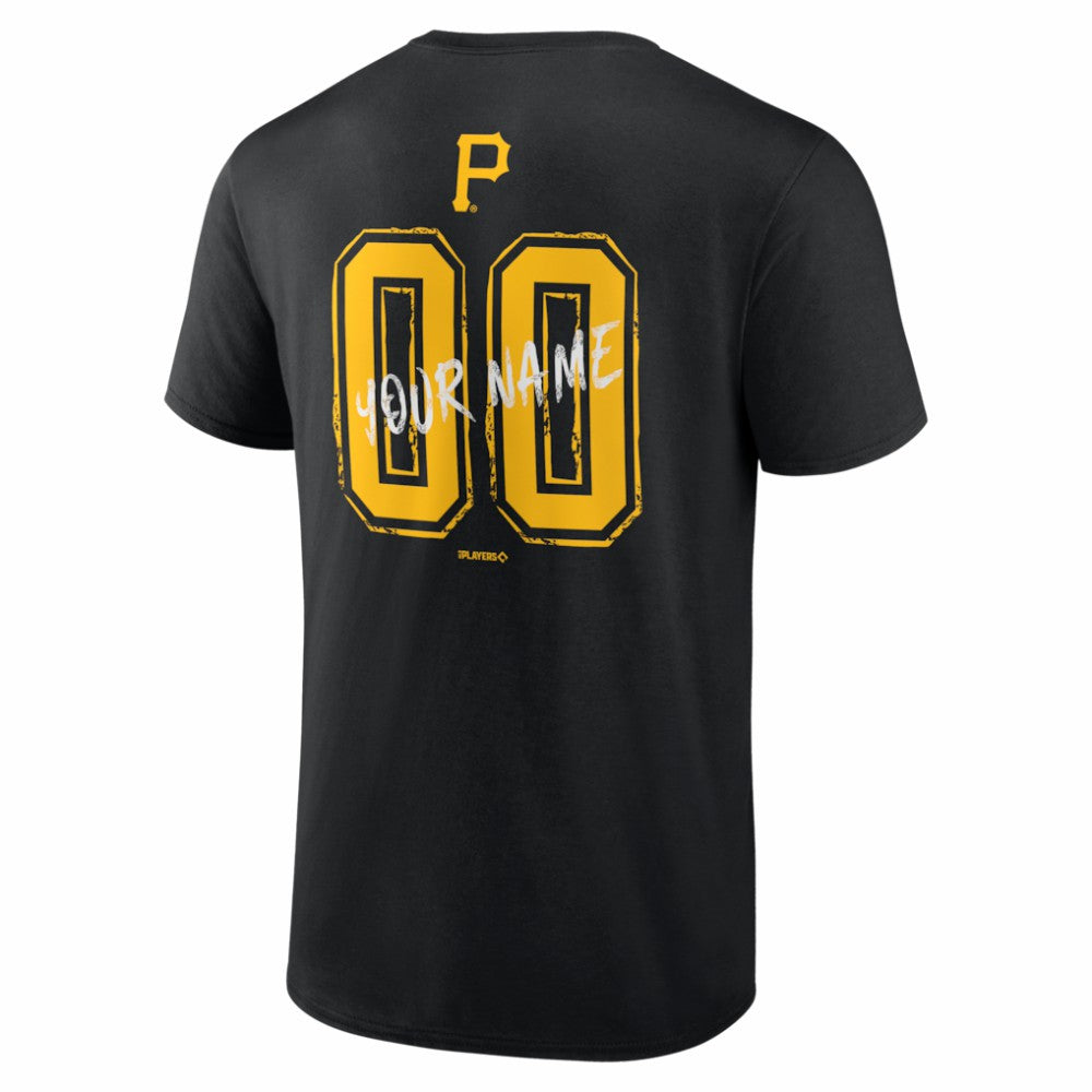 Pittsburgh Pirates  Hustle Personalized Name & Number T-Shirt - MLB T-shirts