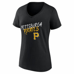 Pittsburgh Pirates Women's Hustle Personalized Name & Number V-Neck T-Shirt - MLB T-shirts