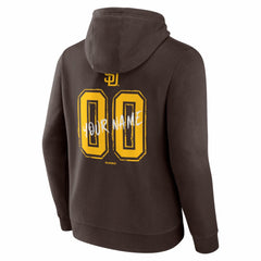 San Diego Padres  Hustle Personalized Name & Number Hoodie - MLB Hoodies