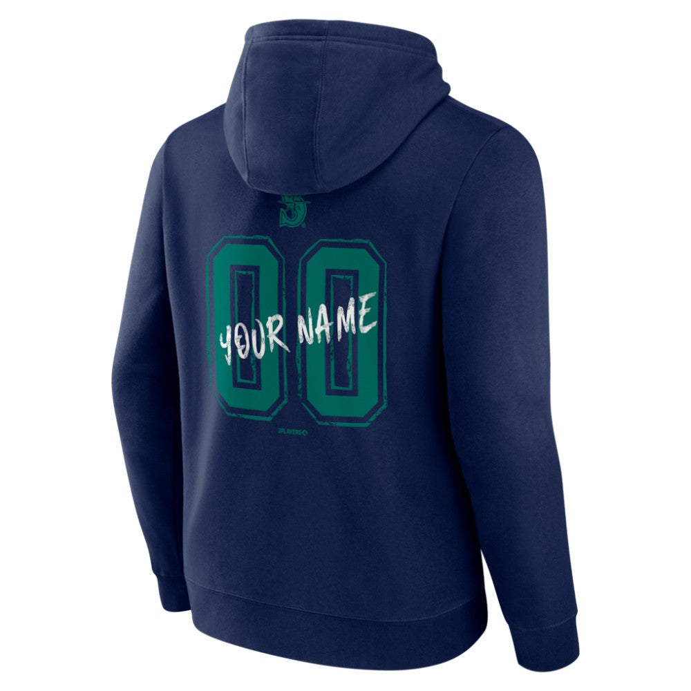 Seattle Mariners  Hustle Personalized Name & Number Hoodie - MLB Hoodies