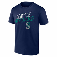 Seattle Mariners  Hustle Personalized Name & Number T-Shirt - MLB T-shirts