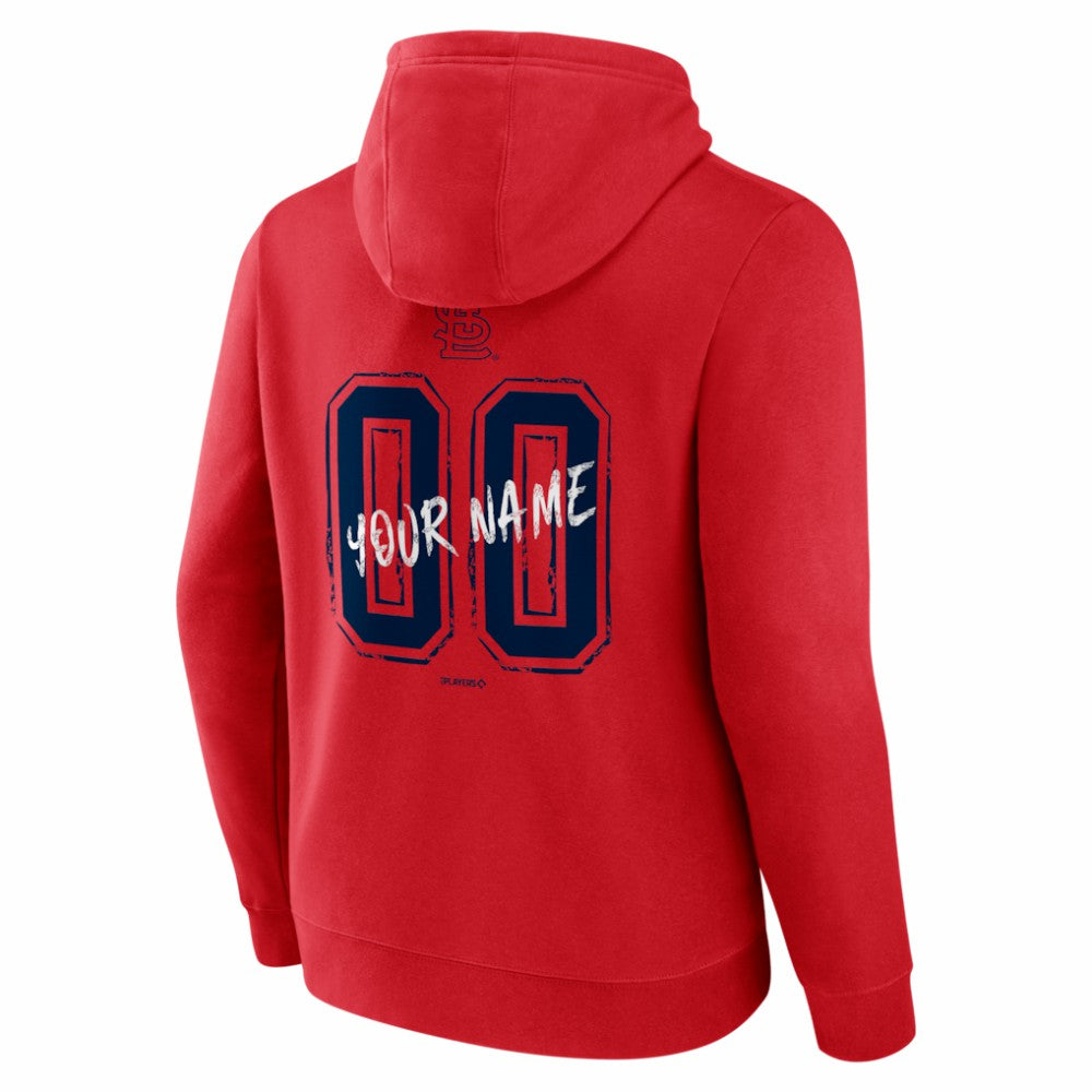 St. Louis Cardinals  Hustle Personalized Name & Number Hoodie - MLB Hoodies