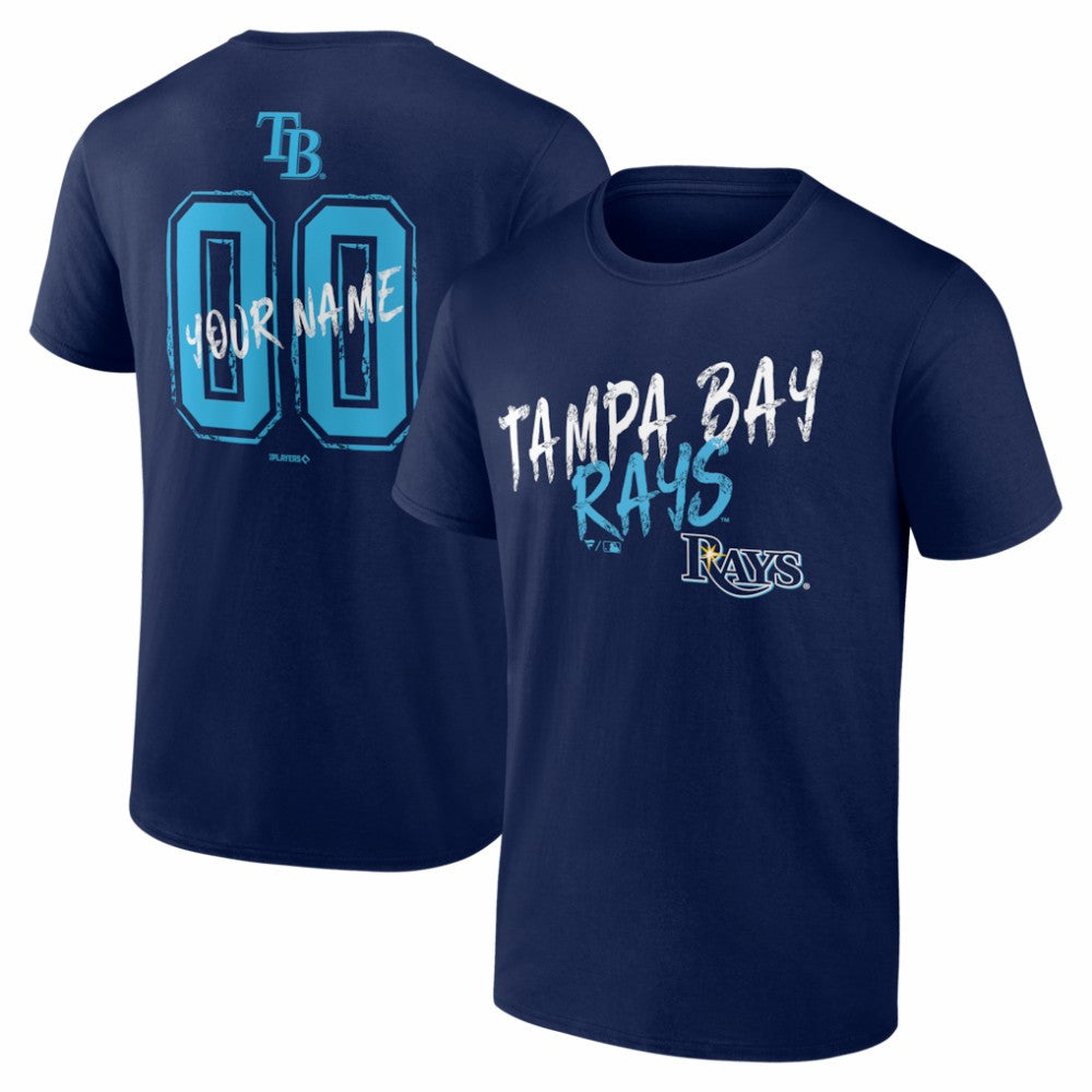 Tampa Bay Rays  Hustle Personalized Name & Number T-Shirt - MLB T-shirts