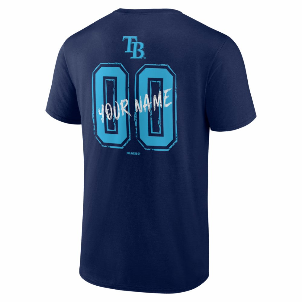 Tampa Bay Rays  Hustle Personalized Name & Number T-Shirt - MLB T-shirts