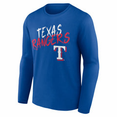 Texas Rangers  Hustle Personalized Name & Number Long Sleeve T-Shirt - MLB T-shirts