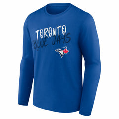 Toronto Blue Jays  Hustle Personalized Name & Number Long Sleeve T-Shirt - MLB T-shirts
