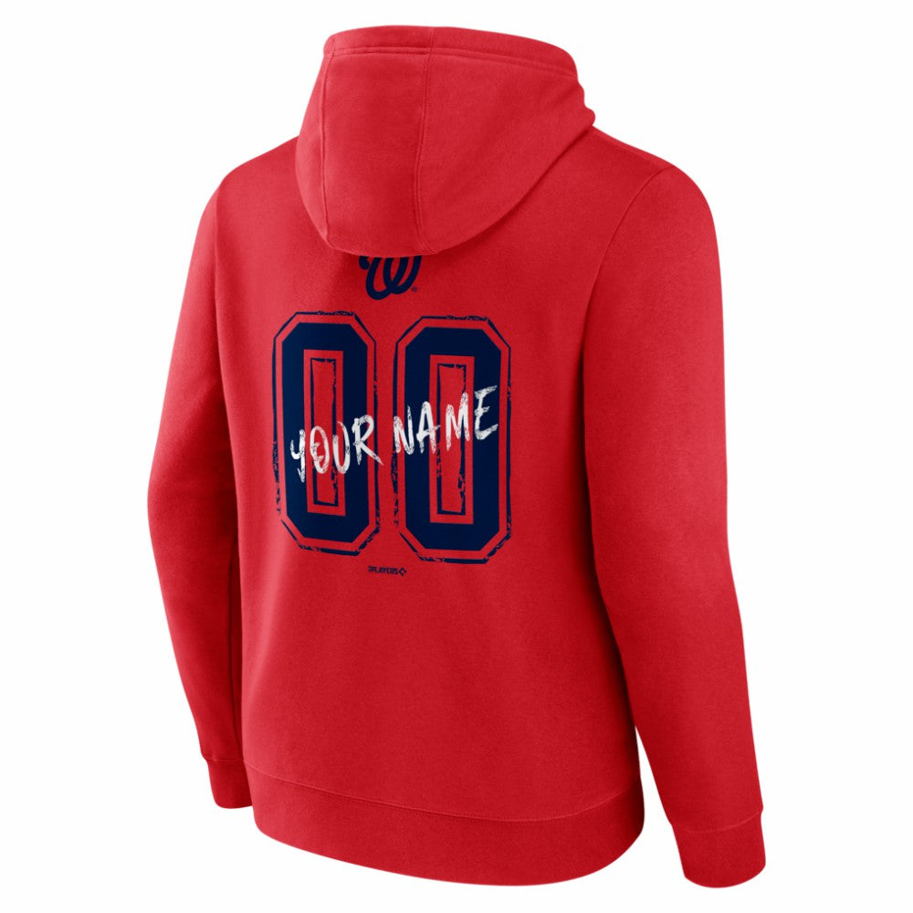 Washington Nationals  Hustle Personalized Name & Number Hoodie - MLB Hoodies