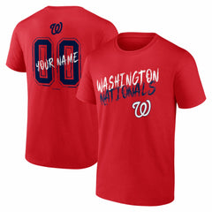 Washington Nationals  Hustle Personalized Name & Number T-Shirt - MLB T-shirts