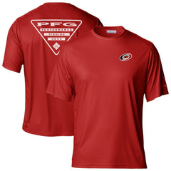 Carolina Hurricanes Columbia PFG Terminal Tackle Omni-Shade T-Shirt -  NHL T-shirts
