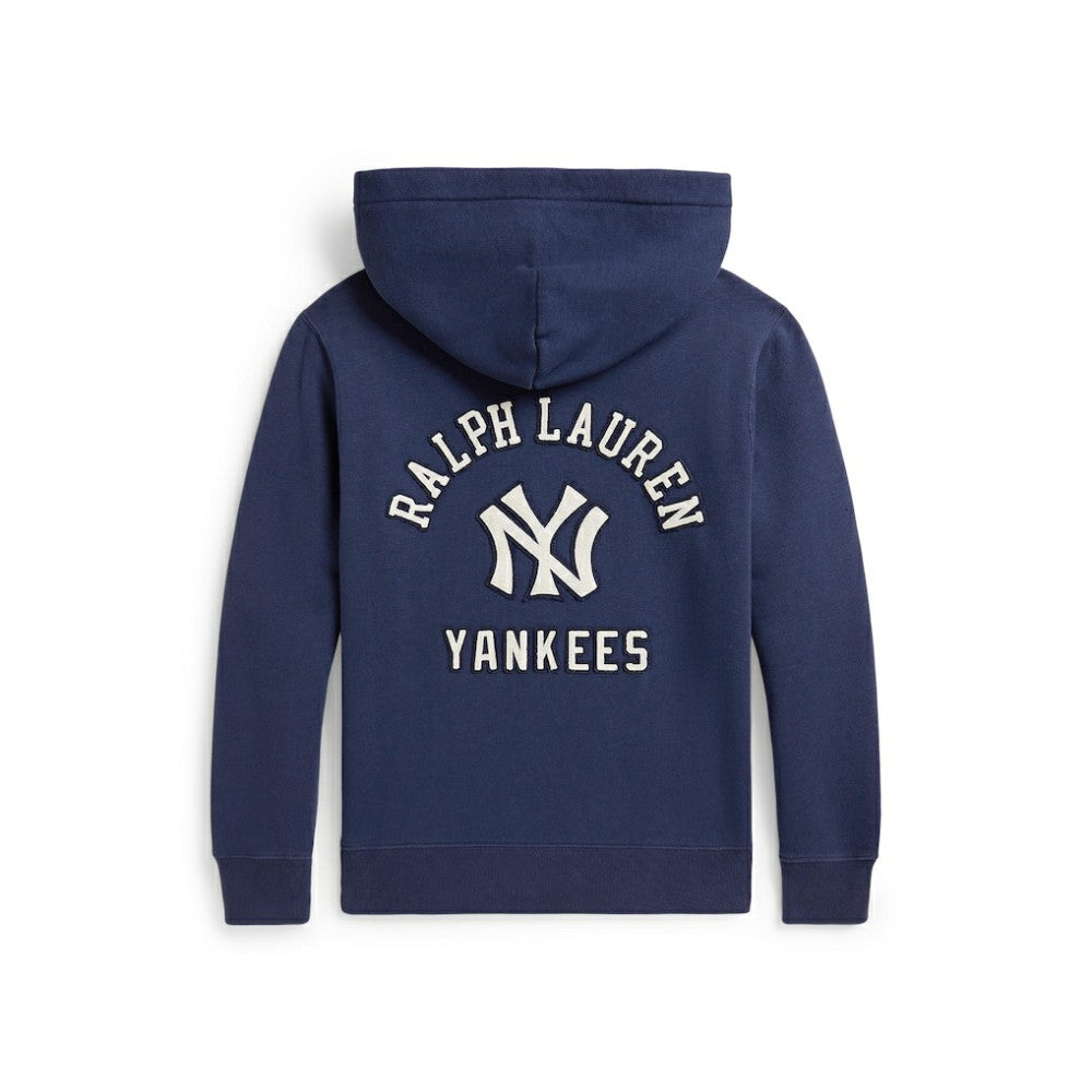 Yankees Polo Ralph Lauren Youth Fleece Hoodie - MLB Hoodies