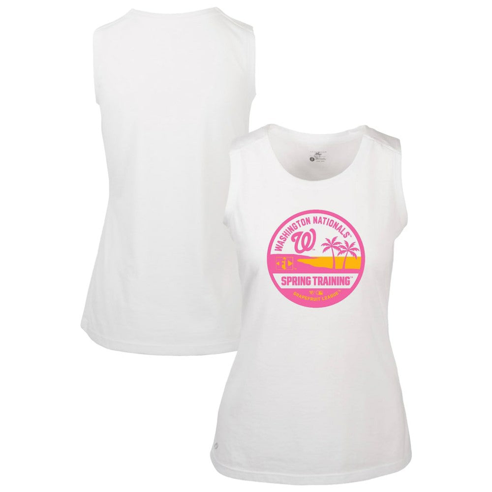 Washington Nationals Levelwear Women's Macy Spring Training Badge Bold Tank Top - MLB Tanks