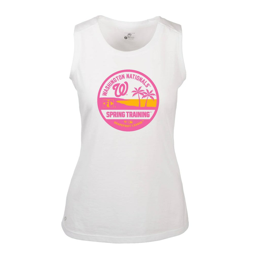 Washington Nationals Levelwear Women's Macy Spring Training Badge Bold Tank Top - MLB Tanks
