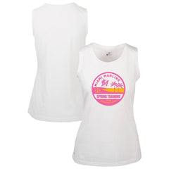 Miami Marlins Levelwear Women's Macy Spring Training Badge Bold Tank Top - MLB Tanks