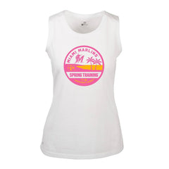 Miami Marlins Levelwear Women's Macy Spring Training Badge Bold Tank Top - MLB Tanks