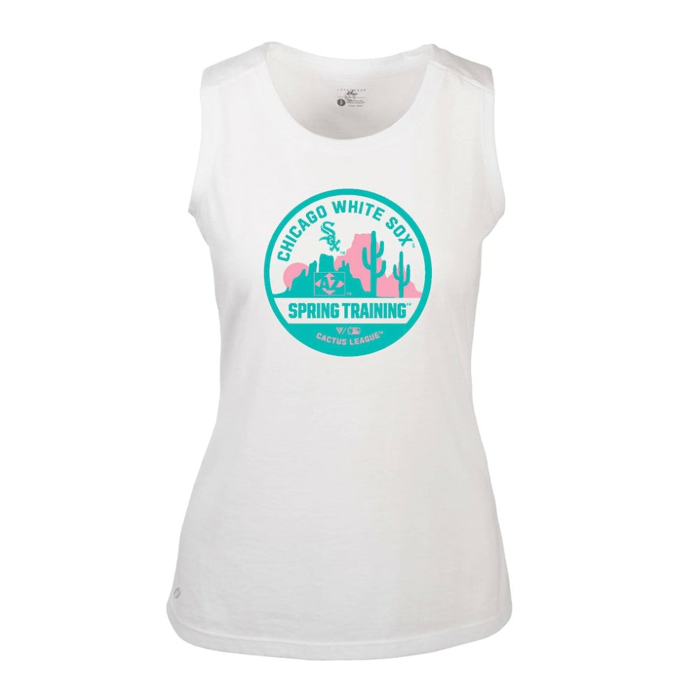 Chicago White Sox Levelwear Women's Macy Spring Training Badge Bold Tank Top - MLB Tanks