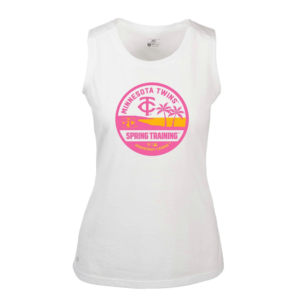 Minnesota Twins Levelwear Women's Macy Spring Training Badge Bold Tank Top - MLB Tanks