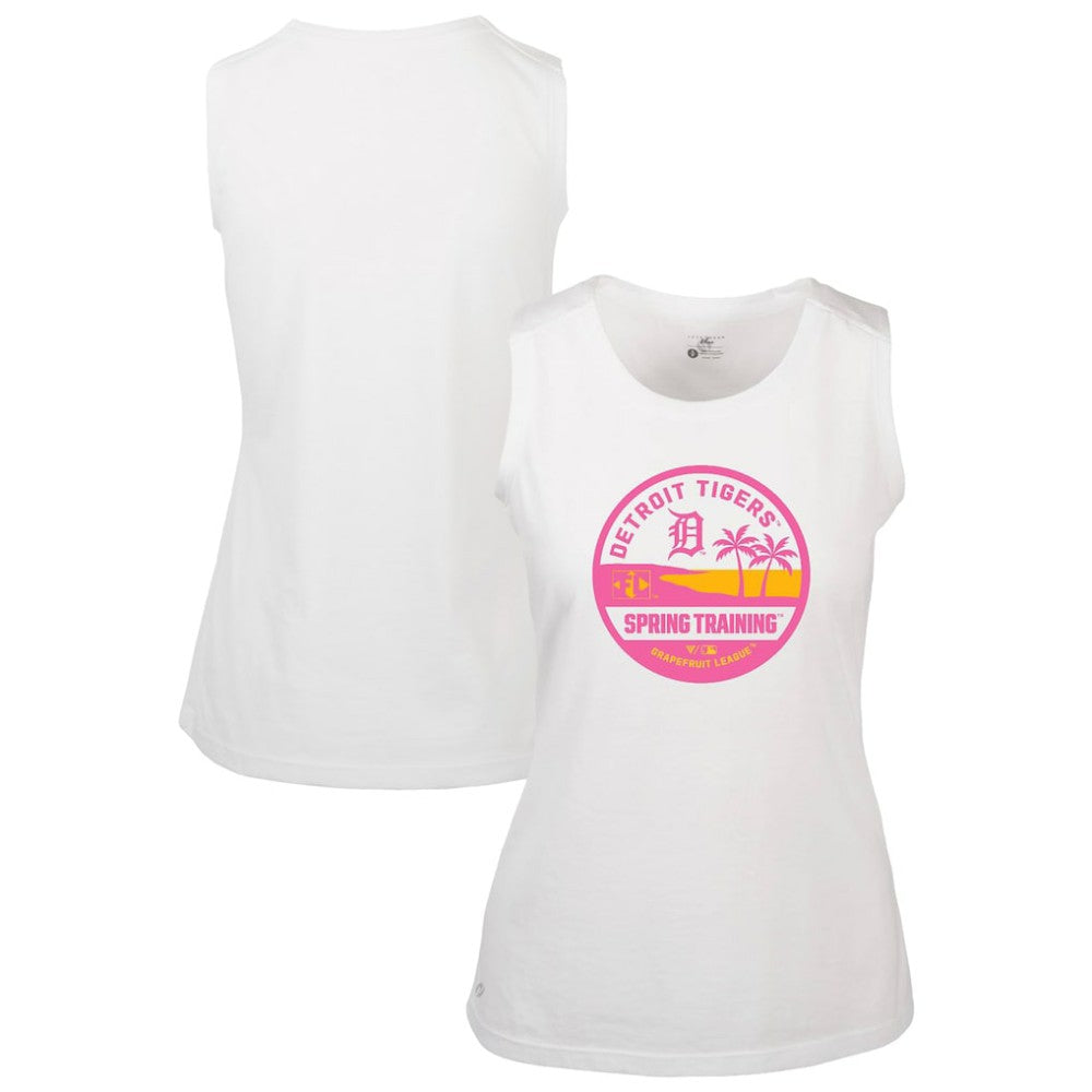Detroit Tigers Levelwear Women's Macy Spring Training Badge Bold Tank Top - MLB Tanks