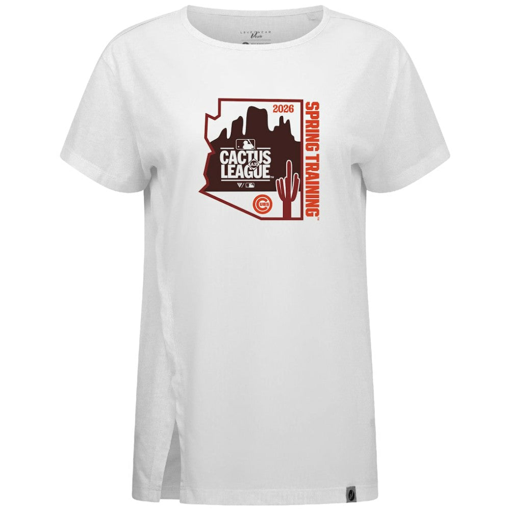 Chicago Cubs Levelwear Women's 2026 Spring Training Influx Ball Bold T-Shirt - MLB T-shirts