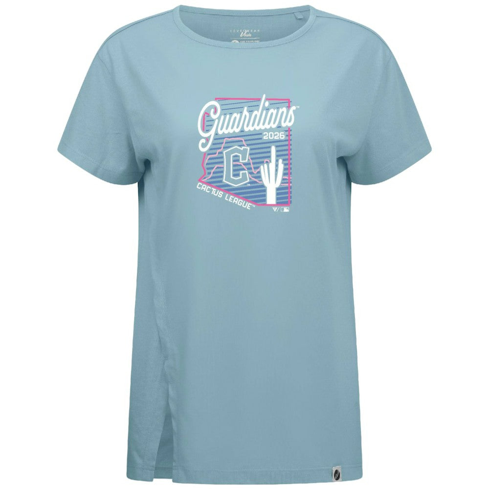 Cleveland Guardians Levelwear Women's Influx Spring Training Sunrise Bold T-Shirt - MLB T-shirts