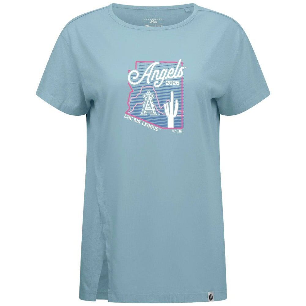 Los Angeles Angels Levelwear Women's Influx Spring Training Sunrise Bold T-Shirt - MLB T-shirts