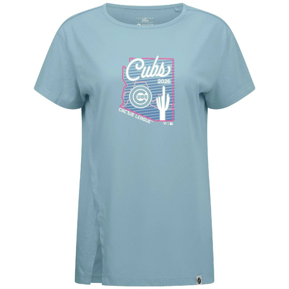 Chicago Cubs Levelwear Women's Influx Spring Training Sunrise Bold T-Shirt - MLB T-shirts