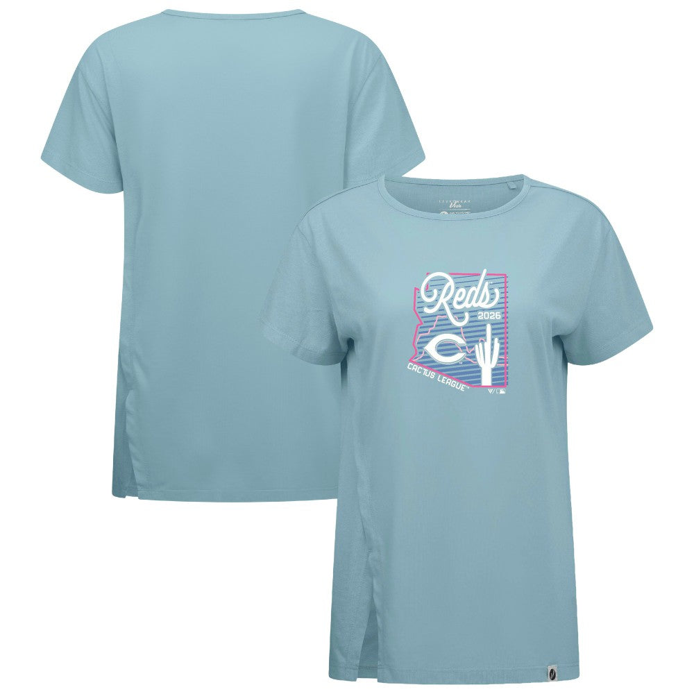 Cincinnati Reds Levelwear Women's Influx Spring Training Sunrise Bold T-Shirt - MLB T-shirts