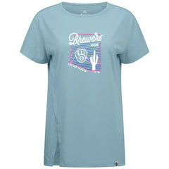 Milwaukee Brewers Levelwear Women's Influx Spring Training Sunrise Bold T-Shirt - MLB T-shirts