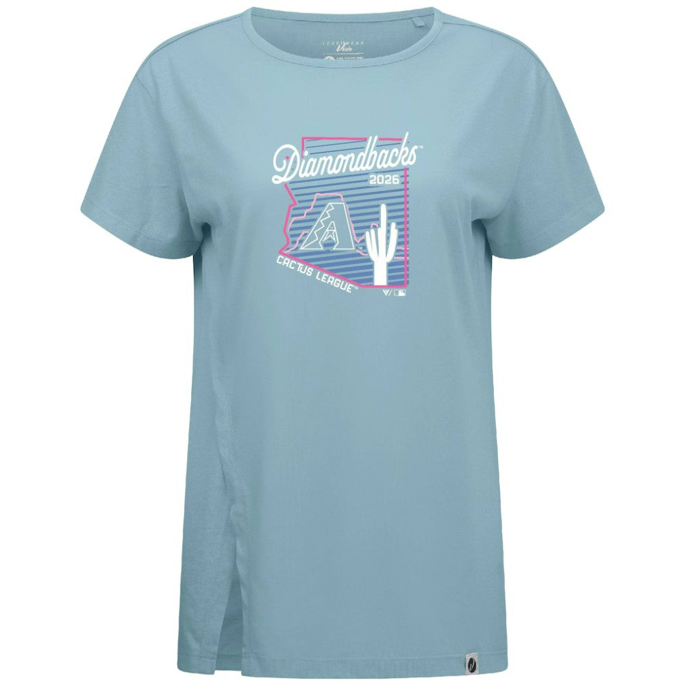 Arizona Diamondbacks Levelwear Women's Influx Spring Training Sunrise Bold T-Shirt - MLB T-shirts