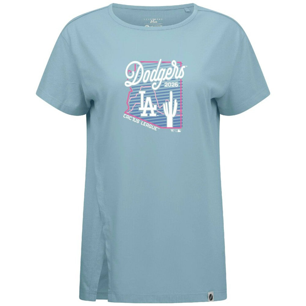 Los Angeles Dodgers Levelwear Women's Influx Spring Training Sunrise Bold T-Shirt - MLB T-shirts