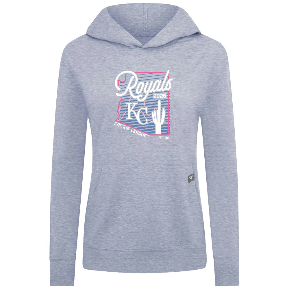 Kansas City Royals Levelwear Women's Relay Spring Training Sunrise Bold Hoodie - MLB Hoodies