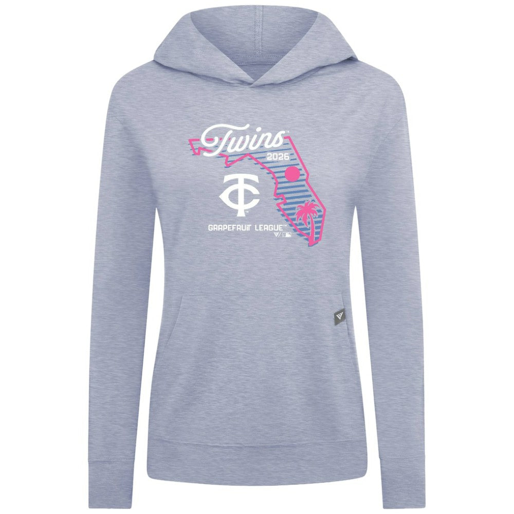 Minnesota Twins Levelwear Women's Relay Spring Training Sunrise Bold Hoodie - MLB Hoodies