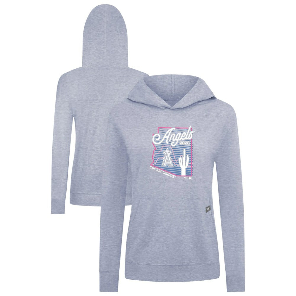 Los Angeles Angels Levelwear Women's Relay Spring Training Sunrise Bold Hoodie - MLB Hoodies