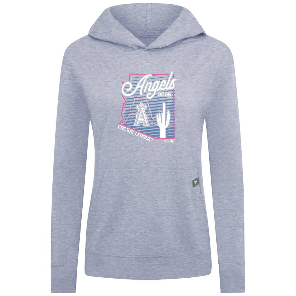 Los Angeles Angels Levelwear Women's Relay Spring Training Sunrise Bold Hoodie - MLB Hoodies