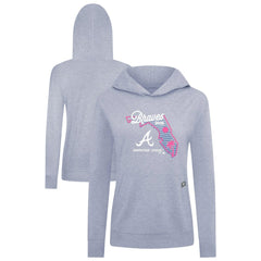 Atlanta Braves Levelwear Women's Relay Spring Training Sunrise Bold Hoodie - MLB Hoodies