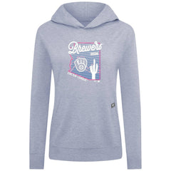 Milwaukee Brewers Levelwear Women's Relay Spring Training Sunrise Bold Hoodie - MLB Hoodies