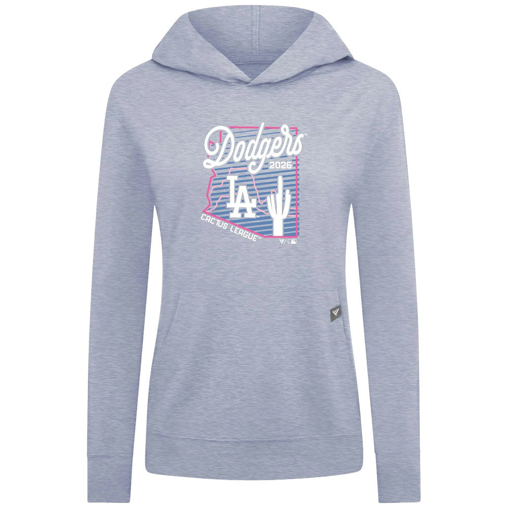 Los Angeles Dodgers Levelwear Women's Relay Spring Training Sunrise Bold Hoodie - MLB Hoodies