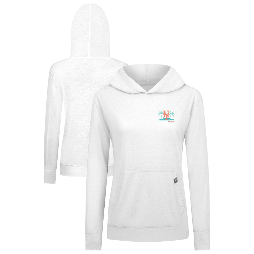 New York Mets Levelwear Women's Relay Spring Break Panoramic Bold Hoodie - MLB Hoodies