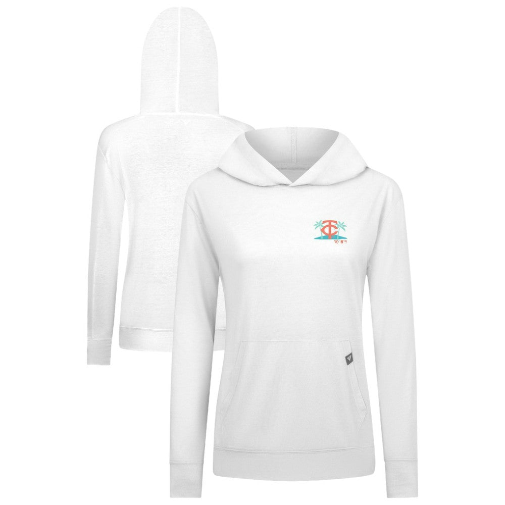 Minnesota Twins Levelwear Women's Relay Spring Break Panoramic Bold Hoodie - MLB Hoodies
