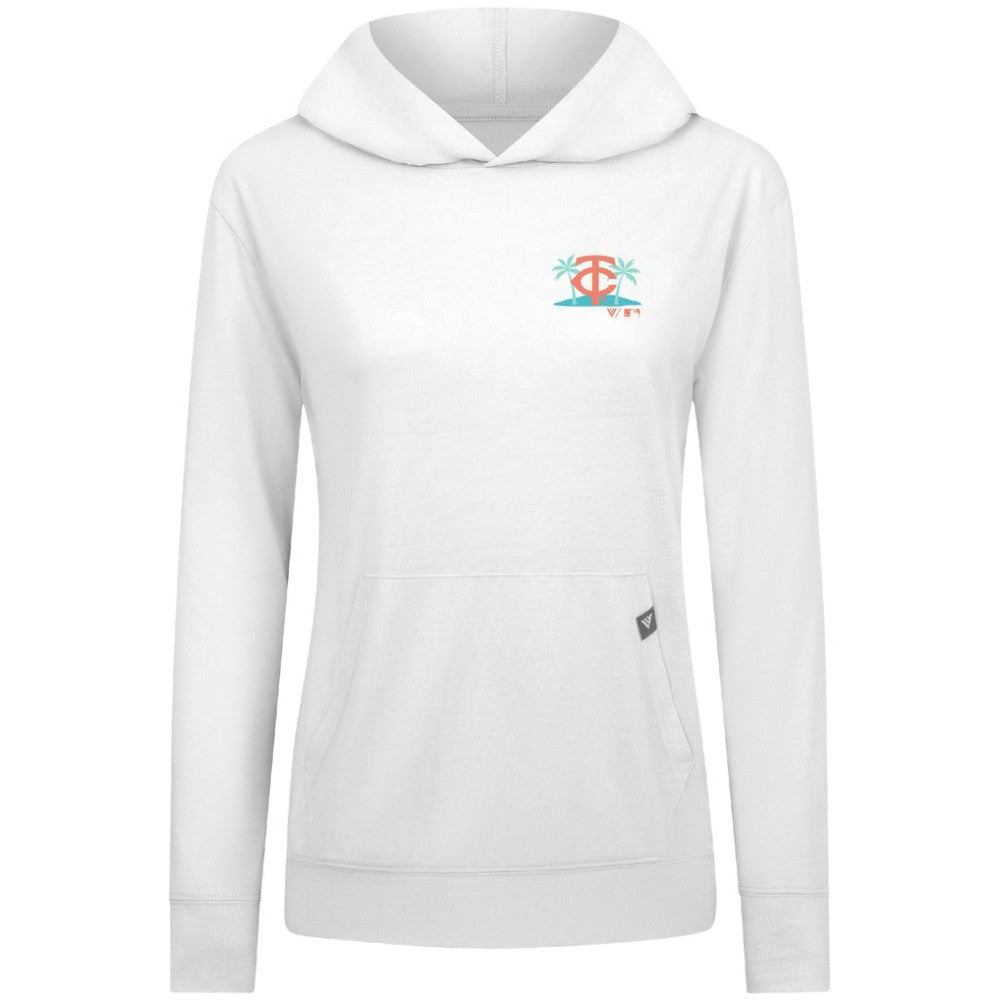 Minnesota Twins Levelwear Women's Relay Spring Break Panoramic Bold Hoodie - MLB Hoodies
