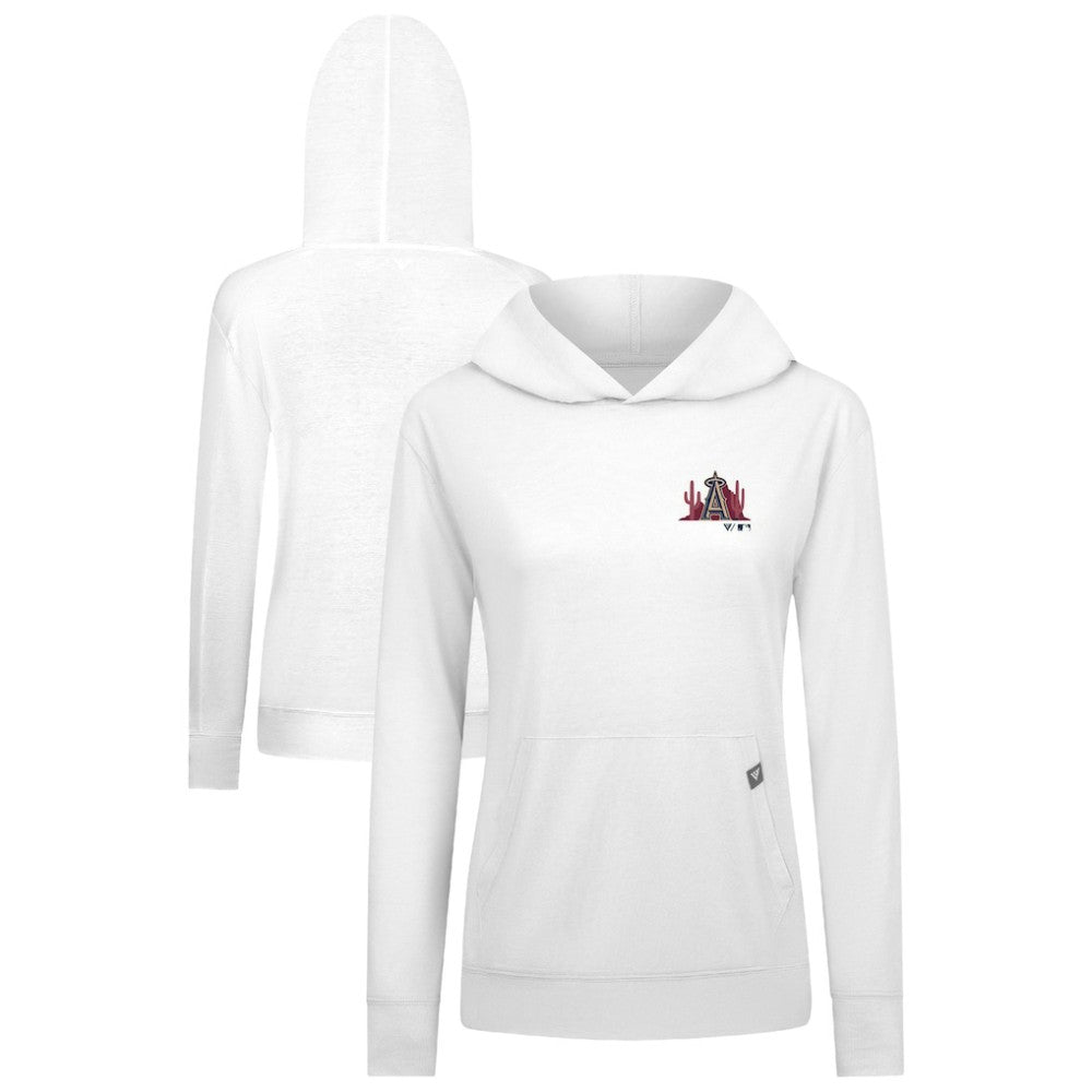 Los Angeles Angels Levelwear Women's Relay Spring Break Panoramic Bold Hoodie - MLB Hoodies