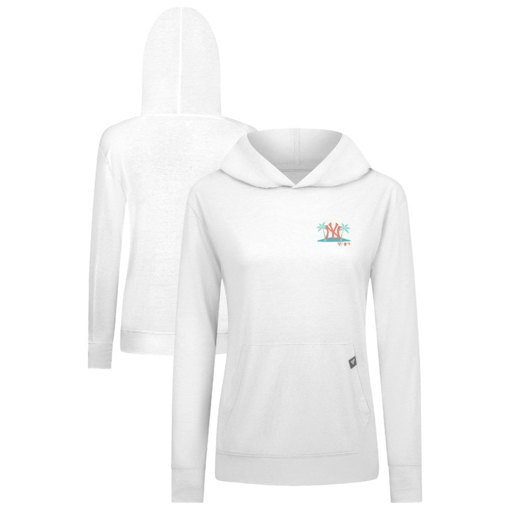New York Yankees Levelwear Women's Relay Spring Break Panoramic Bold Hoodie - MLB Hoodies