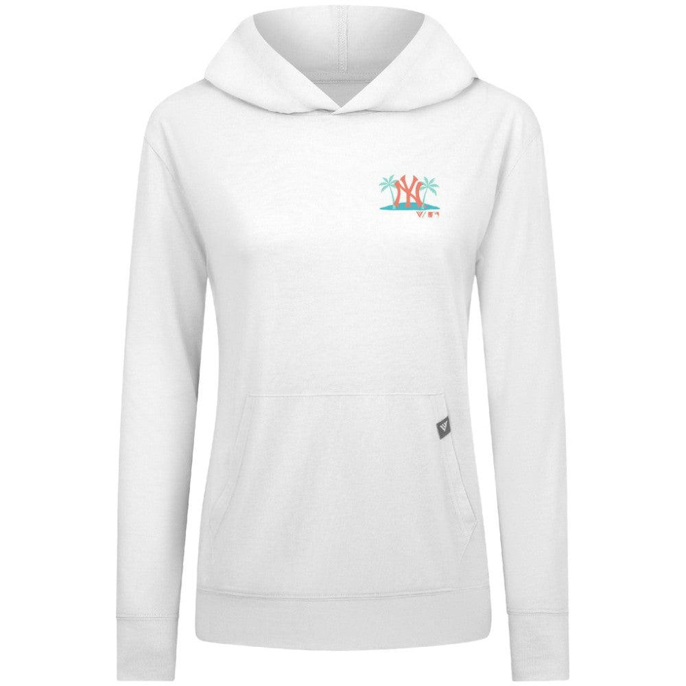 New York Yankees Levelwear Women's Relay Spring Break Panoramic Bold Hoodie - MLB Hoodies