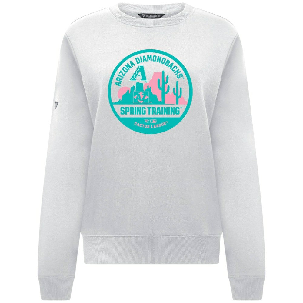 Arizona Diamondbacks Levelwear Women's Yvette Spring Training Badge Bold Sweatshirt - MLB Sweatshirts